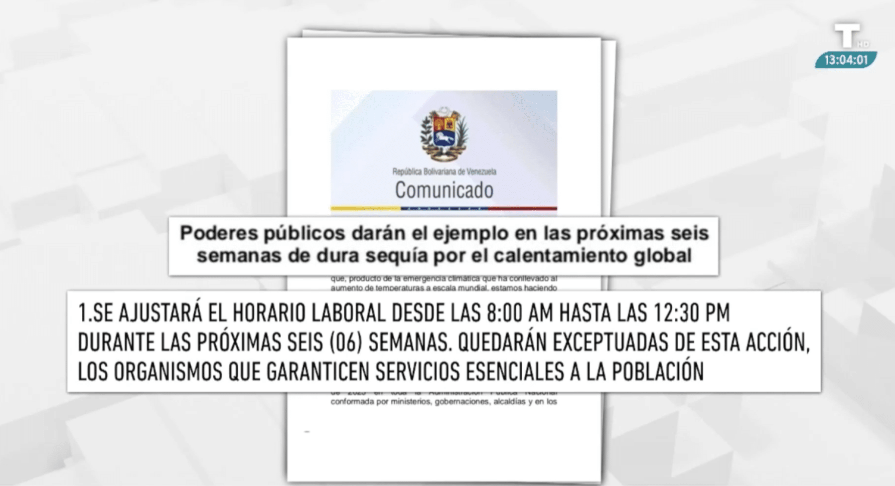 Maduro reduce la jornada laboral a 13,5 horas para evitar cortes de energía