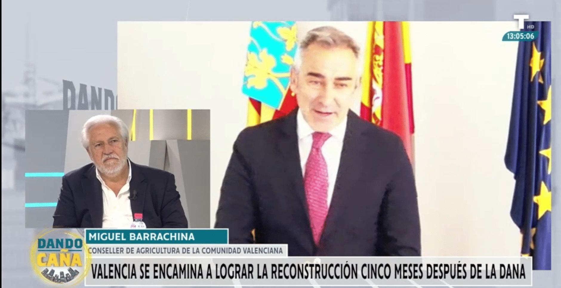 Miguel Barrachina, Conseller de Agricultura de la Comunidad Valenciana, denuncia el «ecologismo de salón» del gobierno central 