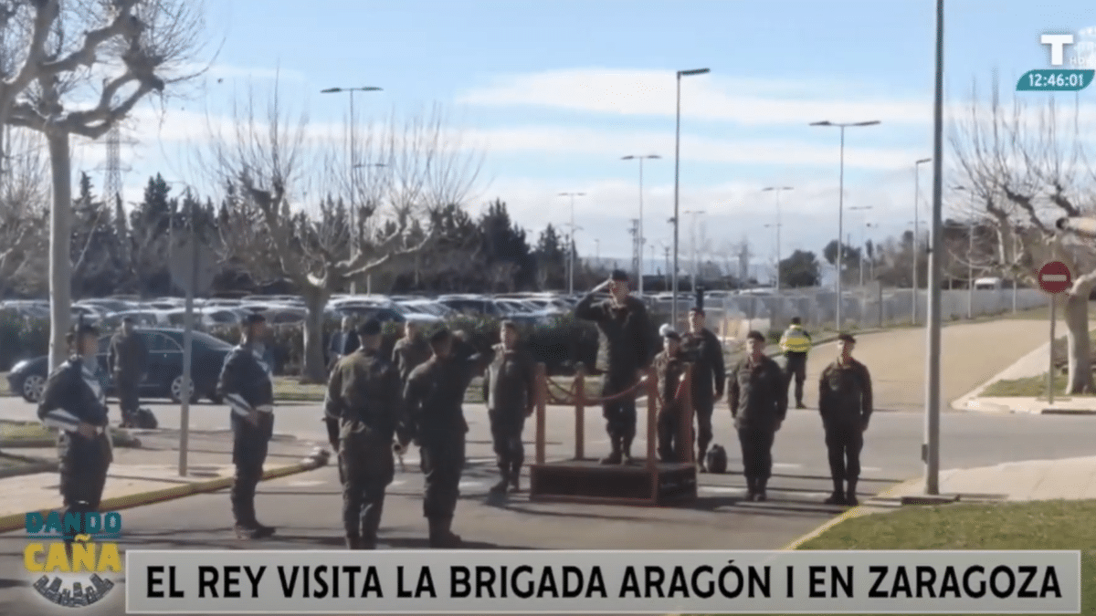 FELIPE VI visita a la BRIGADA DE ARAGÓN I, clave en la ayuda a VALENCIA tras la DANA