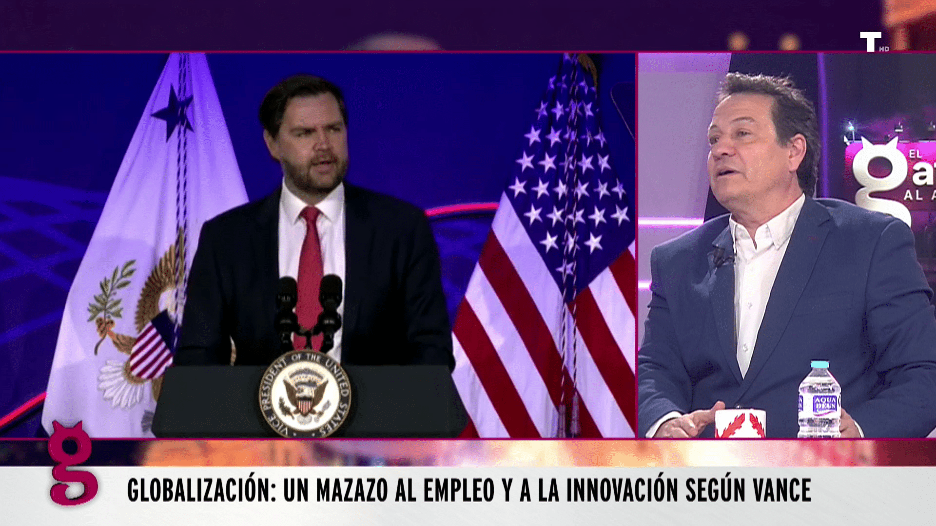Vance, la antítesis de la UE, quiere revertir la globalización