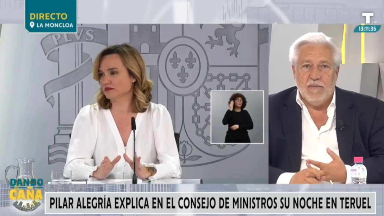 Julio Ariza destroza el discurso victimista de Pilar Alegría