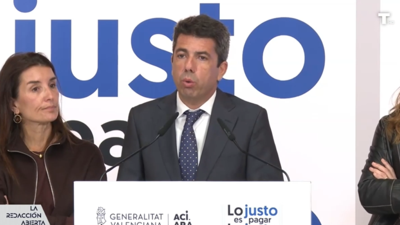 Mazón denuncia que el Gobierno de Sánchez no ha puesto en marcha la limpieza de barrancos