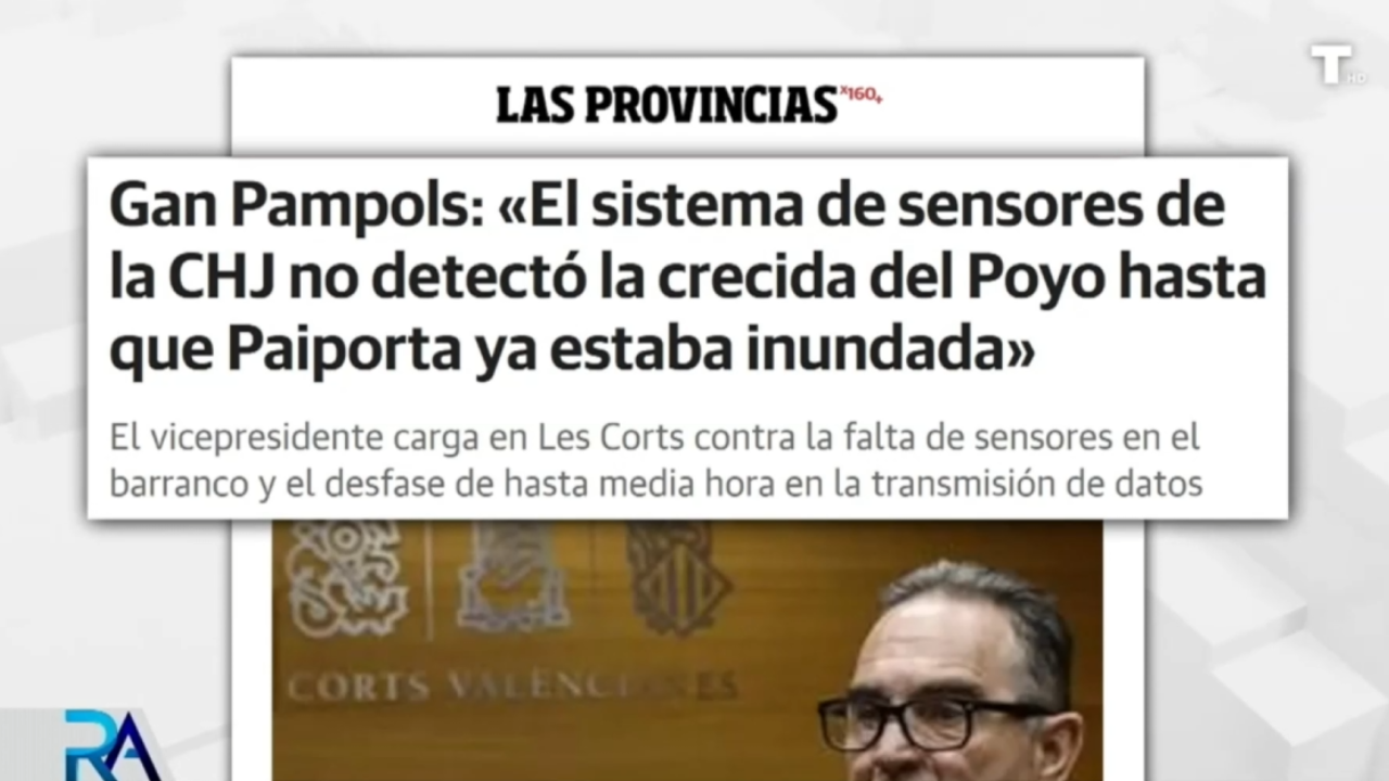 DANA Valencia. Falta de sensores en los barrancos y retraso en la transmisión de datos