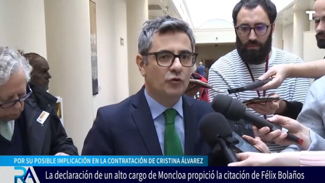 Félix Bolaños a punto de rendir cuentas por su posible implicación en la contratación de Cristina Álvarez