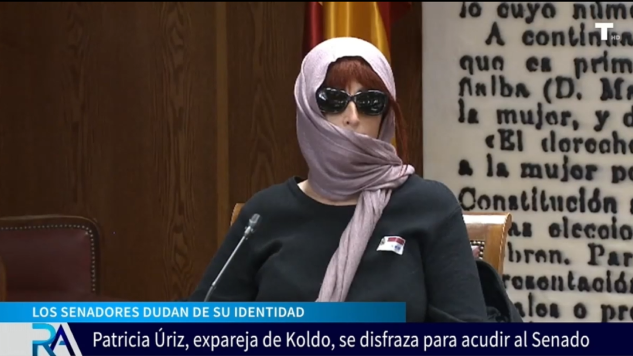 «Para robar no se tapó la cara»: Patricia Úriz acude al Senado disfrazada de incógnito