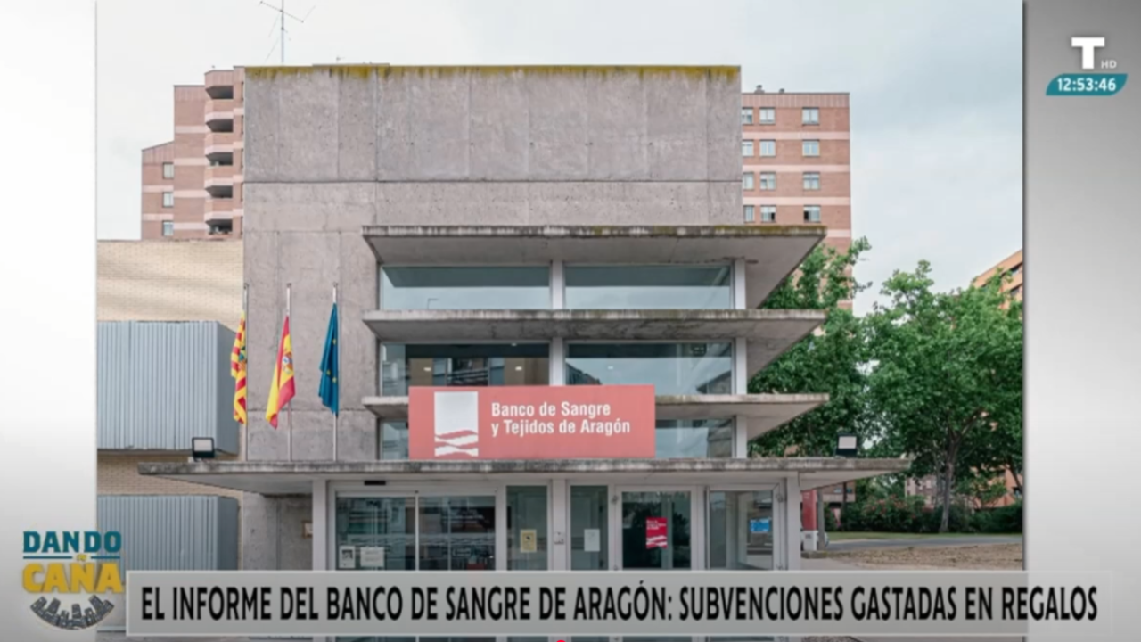 Regalos, taxis y los desorbitados gastos del Banco de Sangre de Aragón durante el Gobierno del PSOE