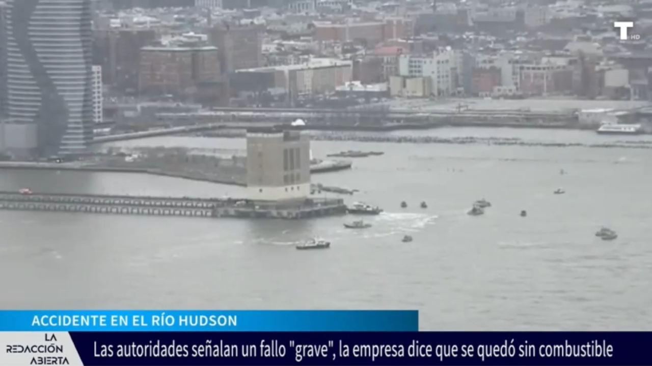 Tragedia en Nueva York: una familia española pierde la vida al caer su helicóptero al río Hudson
