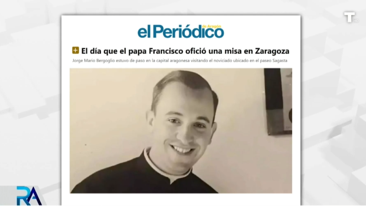 El Papa Francisco visitó Aragón en los años 70