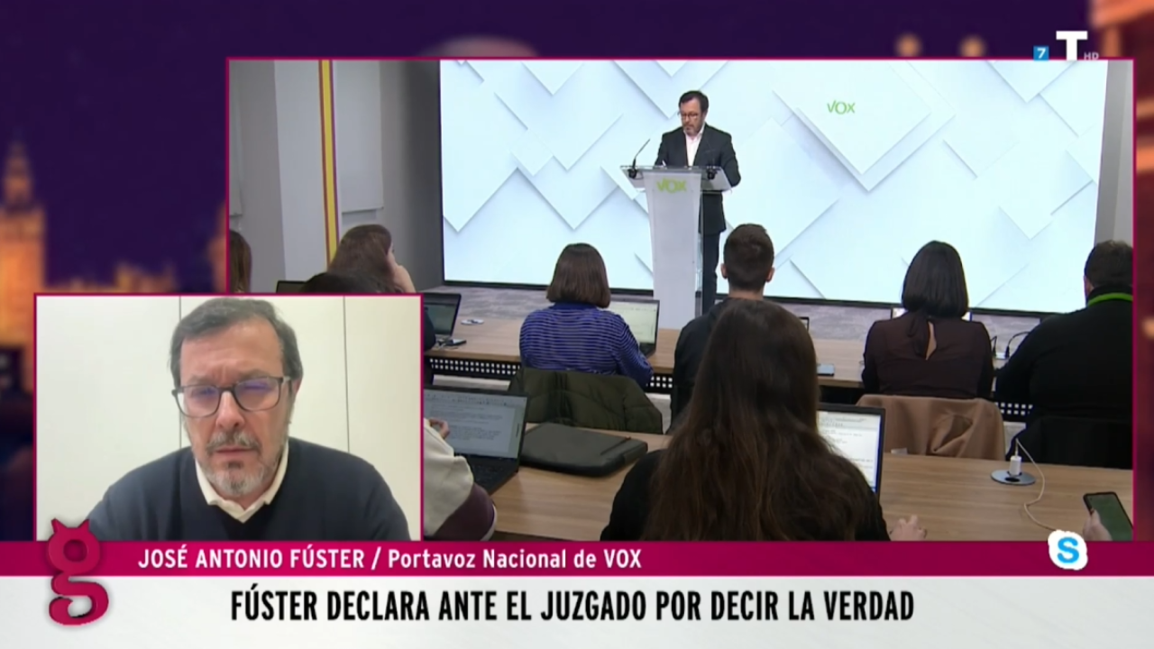 Fúster ante el juez por DECIR LA VERDAD sobre la delincuencia extranjera