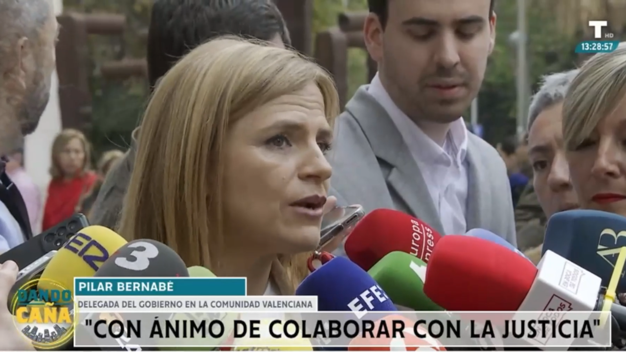 Pilar Bernabé testifica no saber de la situación del Barranco del Poyo hasta las 19:05