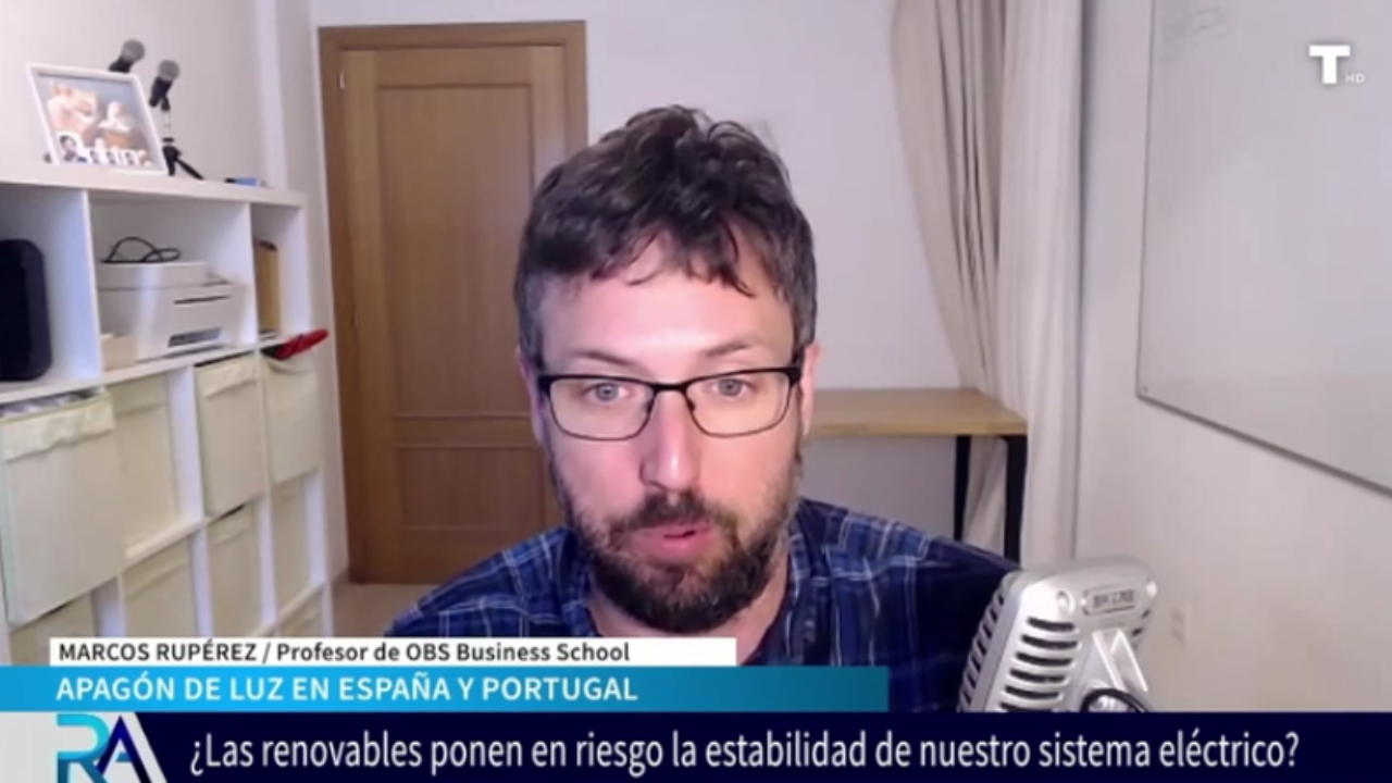 APAGÓN ESPAÑA. Marcos Rupérez: «Nos hemos preocupado de tener energía barata, pero no por la seguridad»