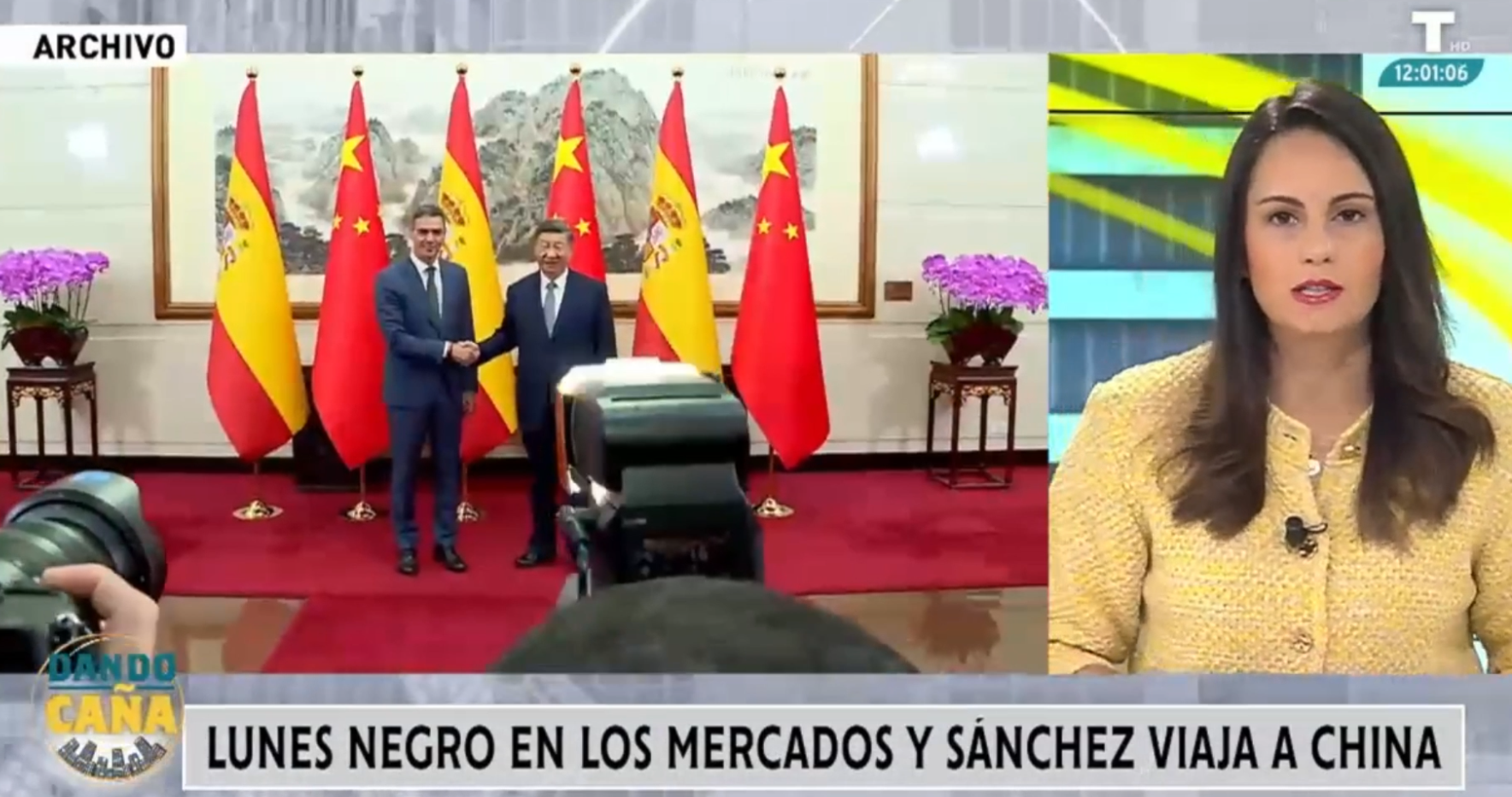Lunes negro en el mercado y viaje de Sánchez a China después de los acuerdos cerrados por Zapatero