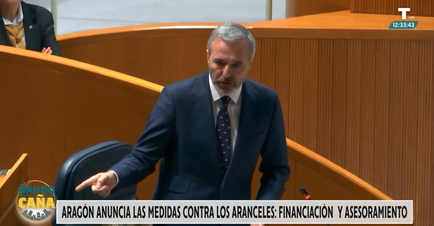 Aragón anuncia las primeras medidas ante los aranceles