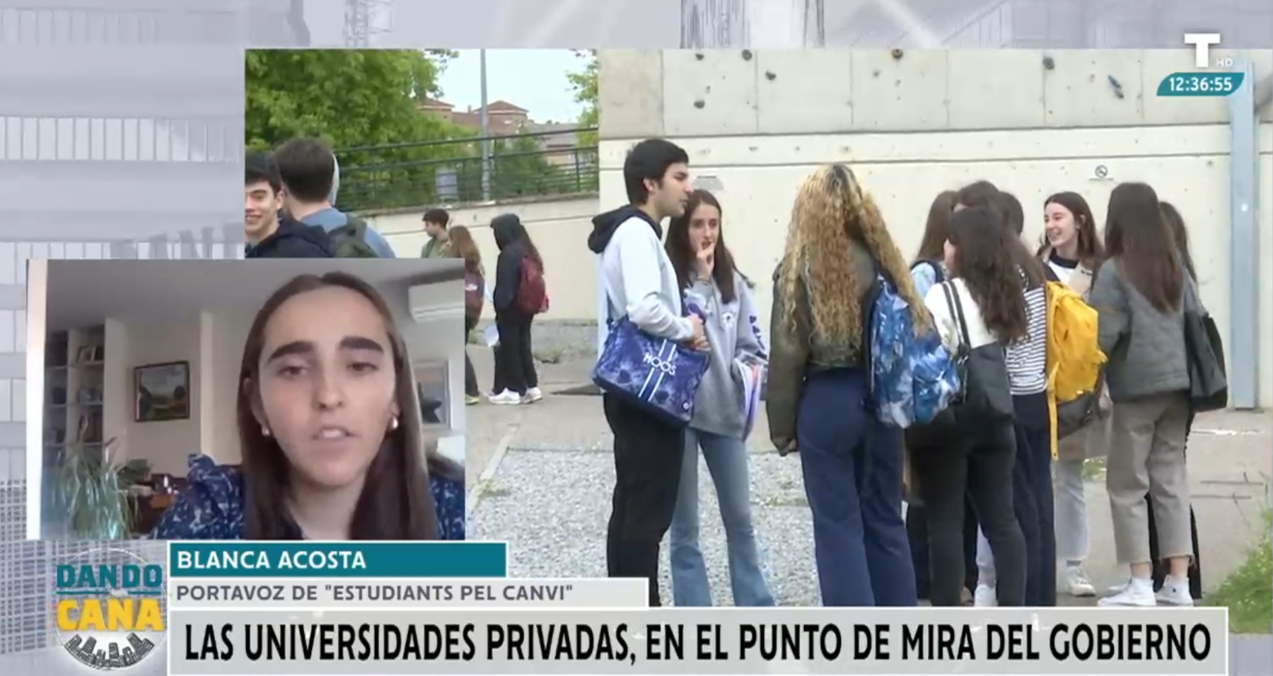 Los estudiantes denuncian no tener ni enchufes en el aula de la universidad de Barcelona 