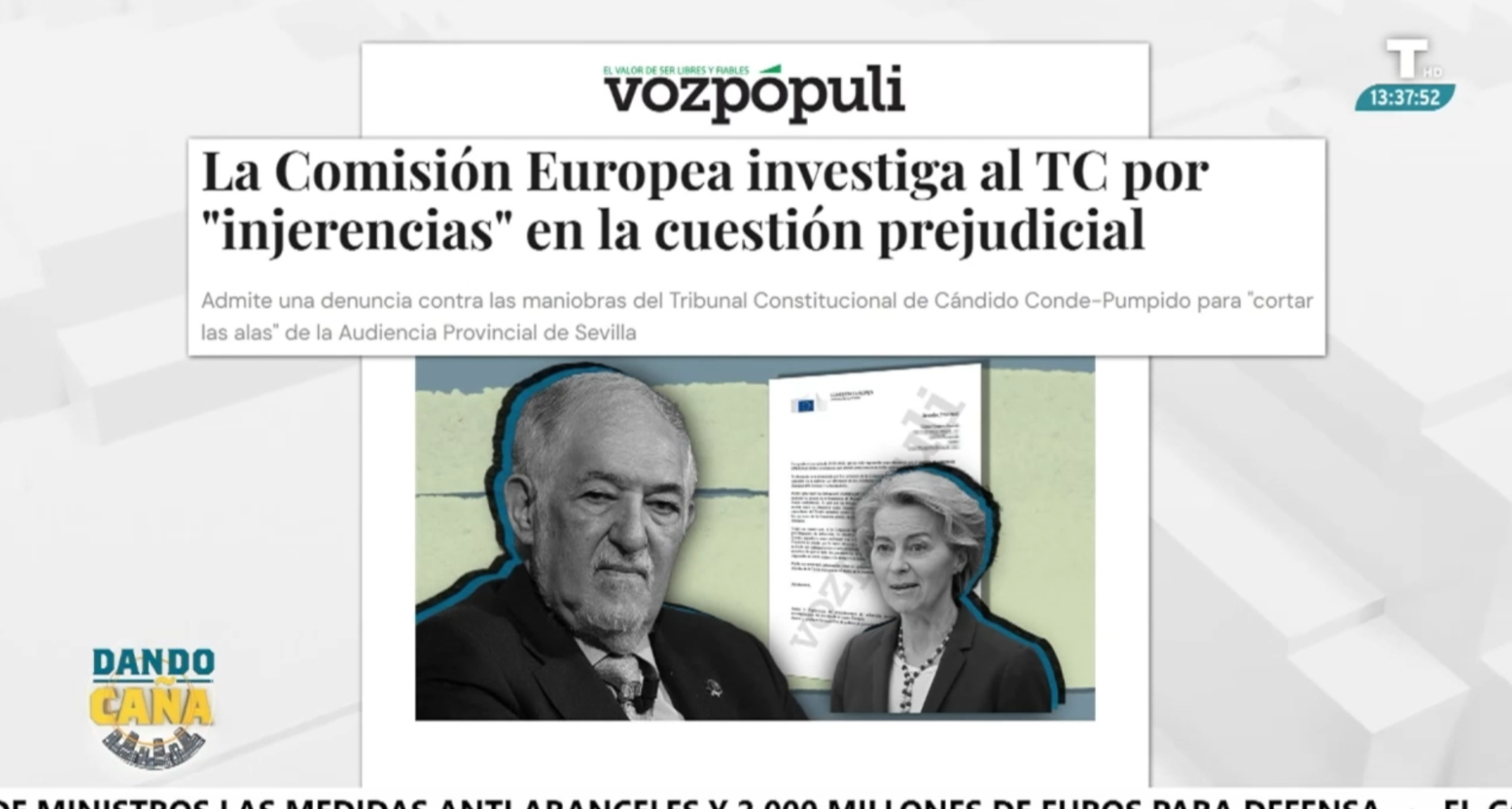 Europa pone en tela de juicio la actuación de Pumpido en el Constitucional