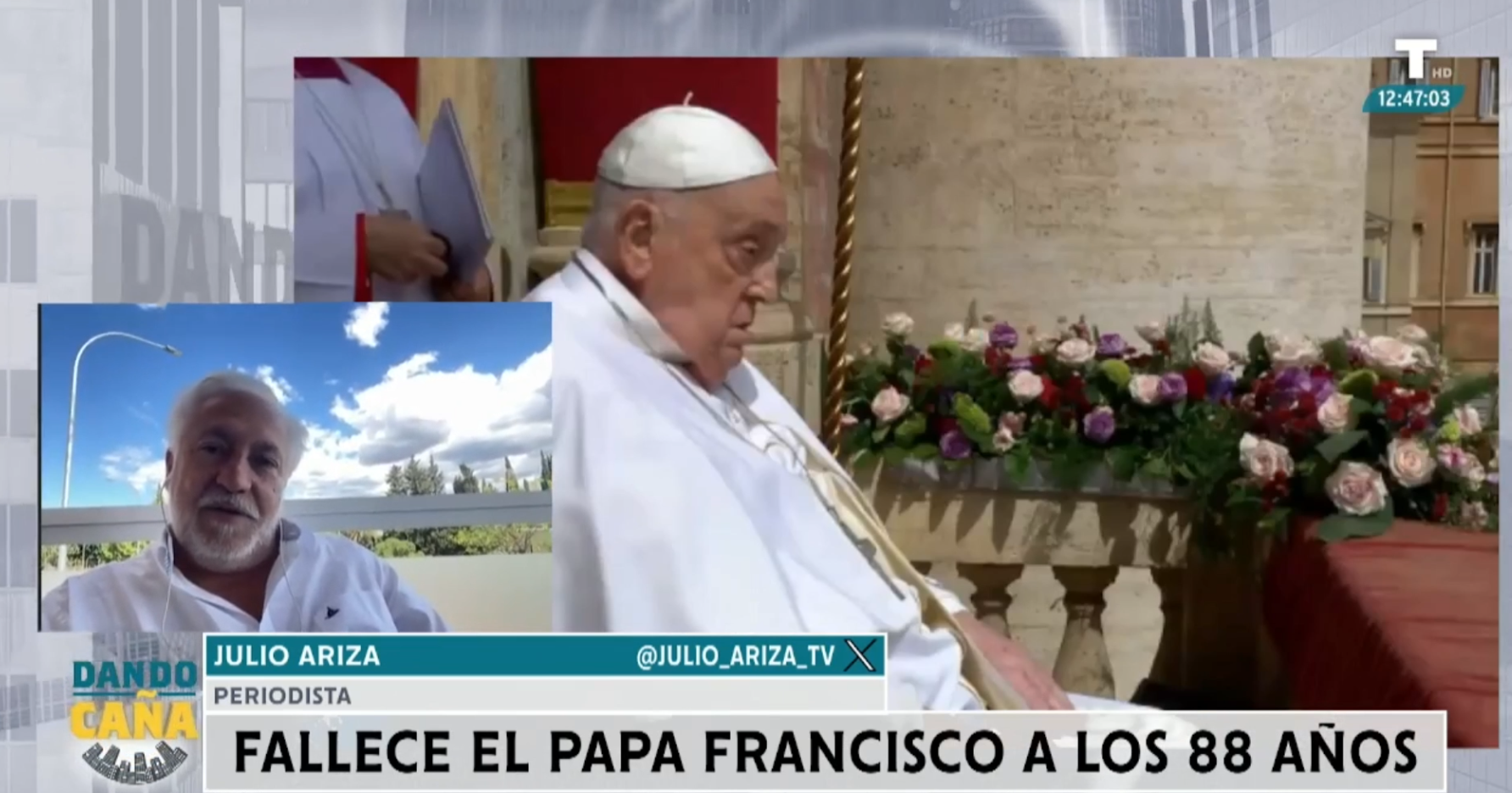 JULIO ARIZA | “El papado de Francisco fue el papado de la confusión… y de la misericordia”