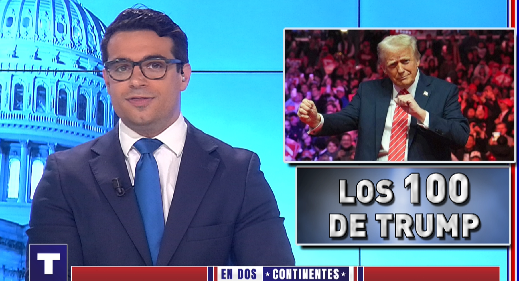 En Dos Continentes | Trump CELEBRA sus 100 días como Presidente de los Estados Unidos | 30/04/25
