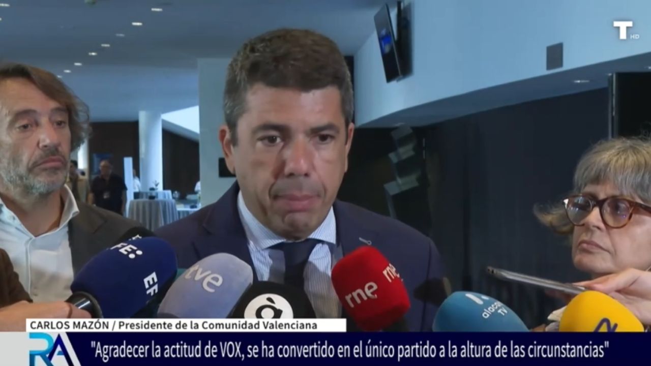 MAZÓN agradece a VOX su apoyo a los presupuestos de la Comunidad Valenciana