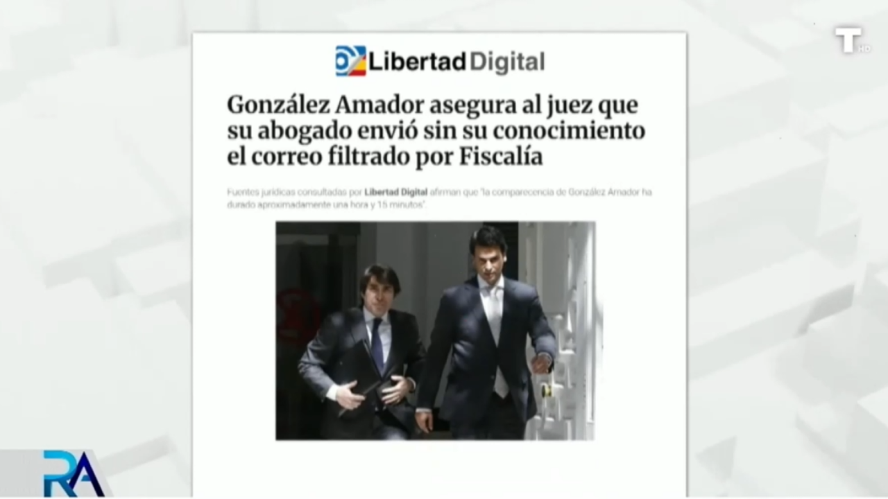 El novio de Ayuso responsabiliza a su abogado por el correo enviado a la Fiscalía