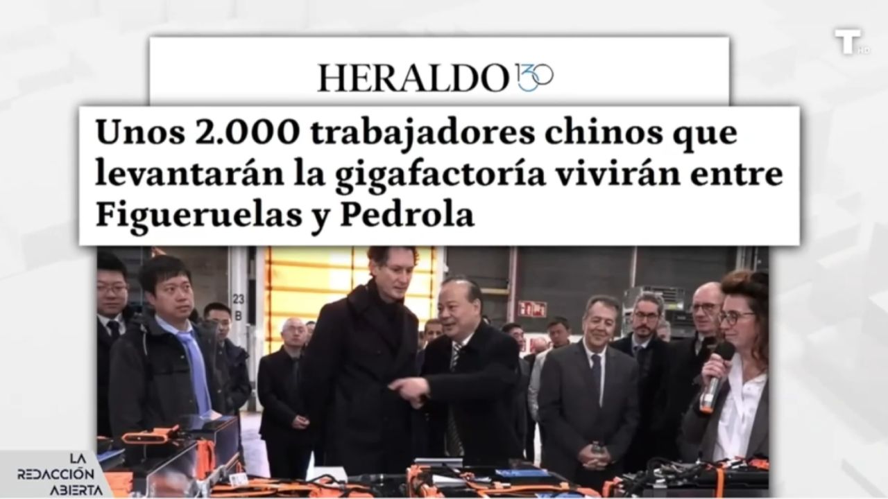 Aragón se prepara para recibir a 2.000 trabajadores chinos para la fábrica de baterías de coches