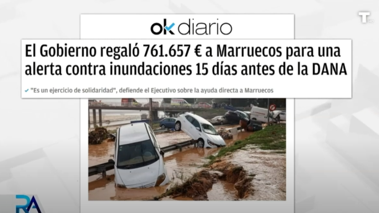 El gobierno de España regaló 761.000 € a Marruecos para prevenir inundaciones 15 días antes de la Dana en Valencia