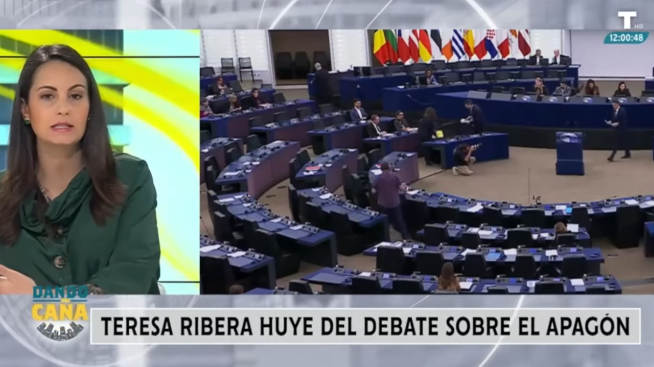 Teresa Ribera se larga del Parlamento Europeo con el debate sobre el apagón de España