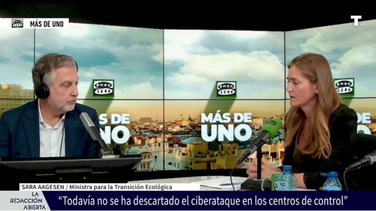 Sara Aagesen no ha podido garantizar que el apagón no se vuelva a repetir