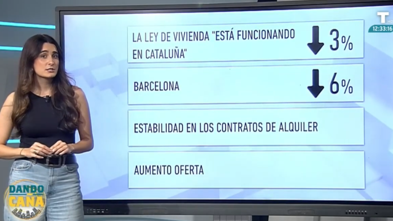 La Ley de vivienda no funciona en Barcelona como pretende vender el PSOE: menos casas y mucho más caras
