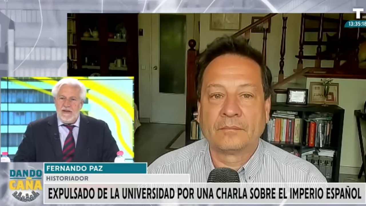 Expulsado de la universidad de Barcelona por una charla sobre el Imperio español