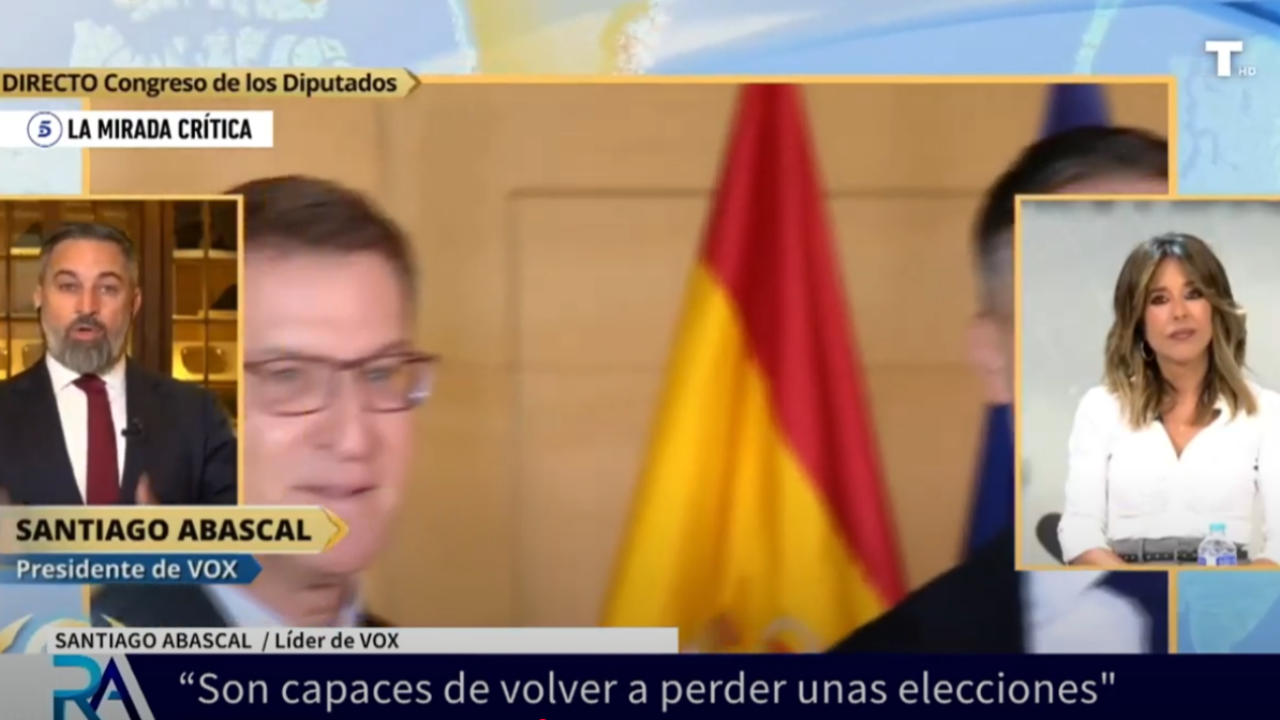 Santiago Abascal apoyaría un Gobierno con el Partido Popular