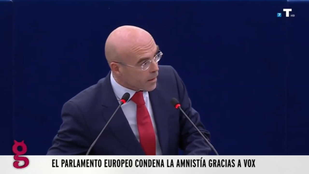 Logro de VOX: el Parlamento Europeo condena la amnistía