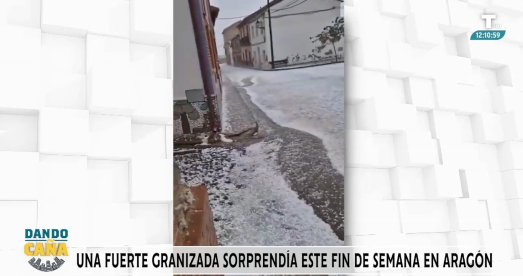 Brutal tormenta de granizo en Aragón que arrasa el cereal de 14.000 hectáreas