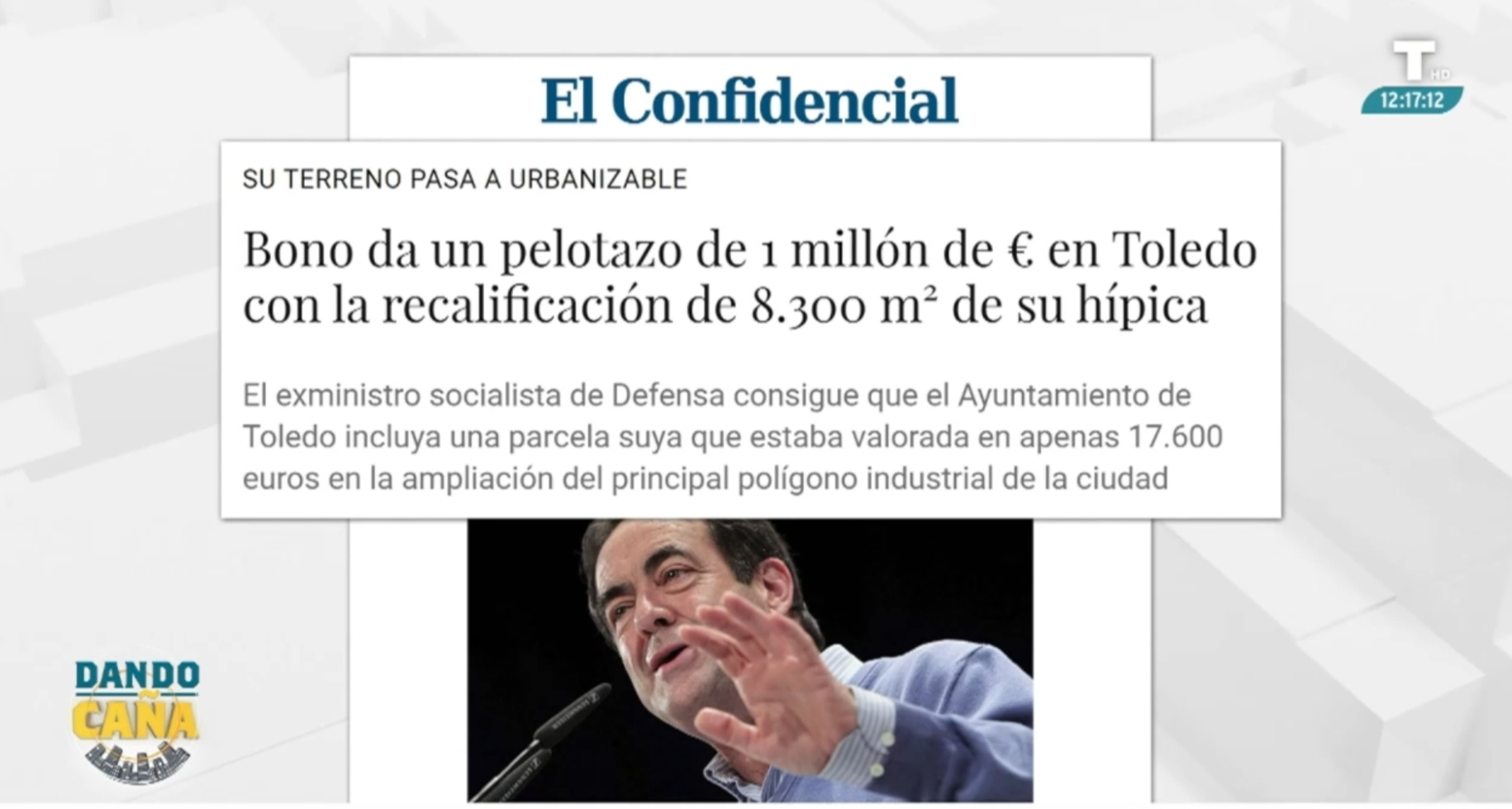 Bono da un pelotazo y Julio Ariza cuestiona el origen de su fortuna