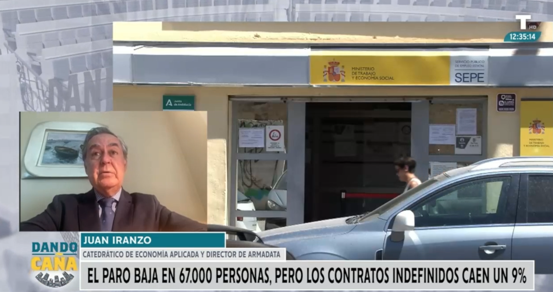Juan Iranzo deja en ridículo a Yolanda Díaz al exponer los datos reales del paro