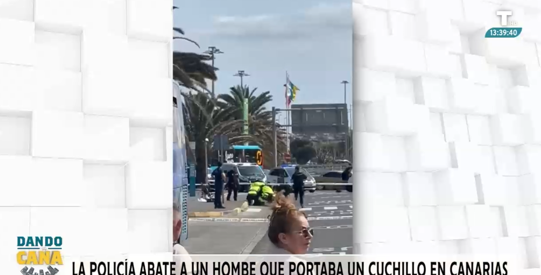 Apuñalamiento en el aeropuerto de Canarias a plena luz del día