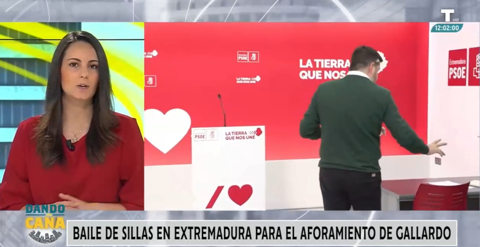 Baile de sillas en Extremadura para el aforamiento de Gallardo