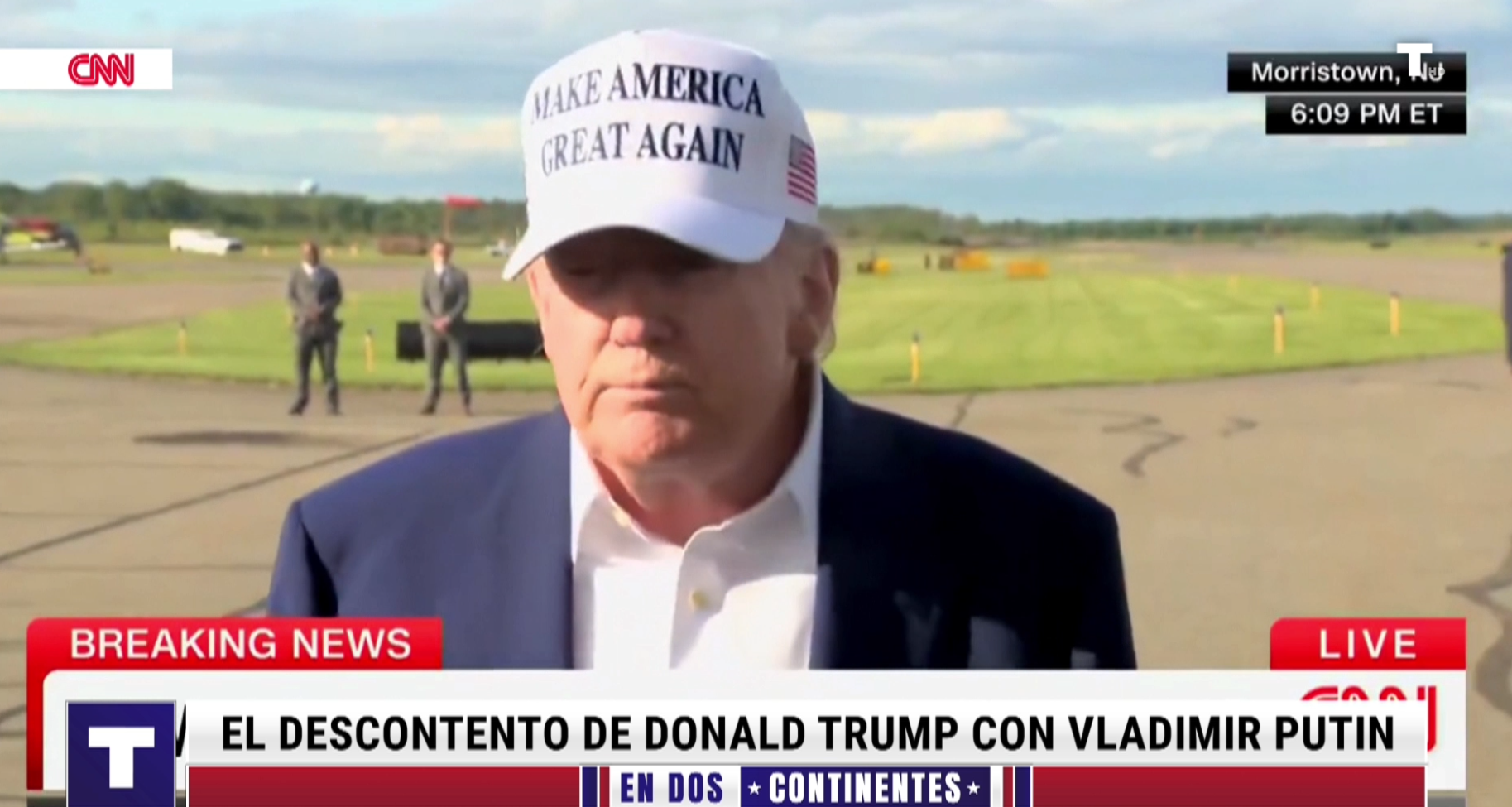 Trump, cabreado con ‘el loco’ Putin y Zelenski