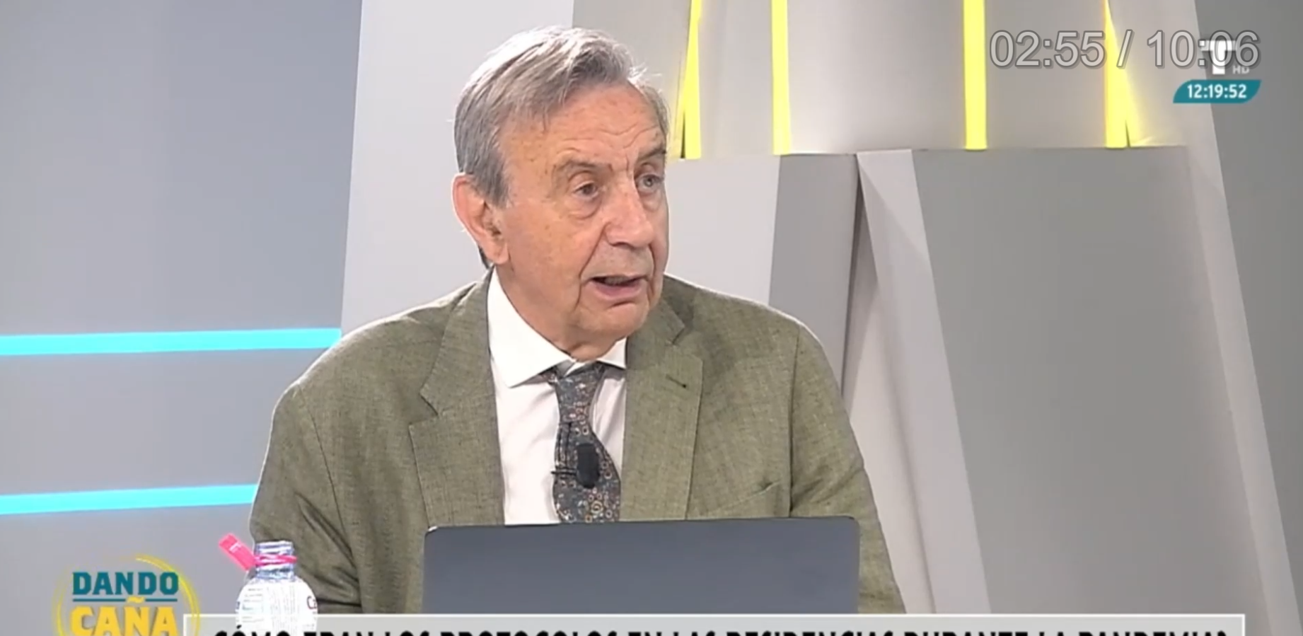 Antonio Burgueño justifica su propuesta de medicalizar las residencias de mayores durante el covid