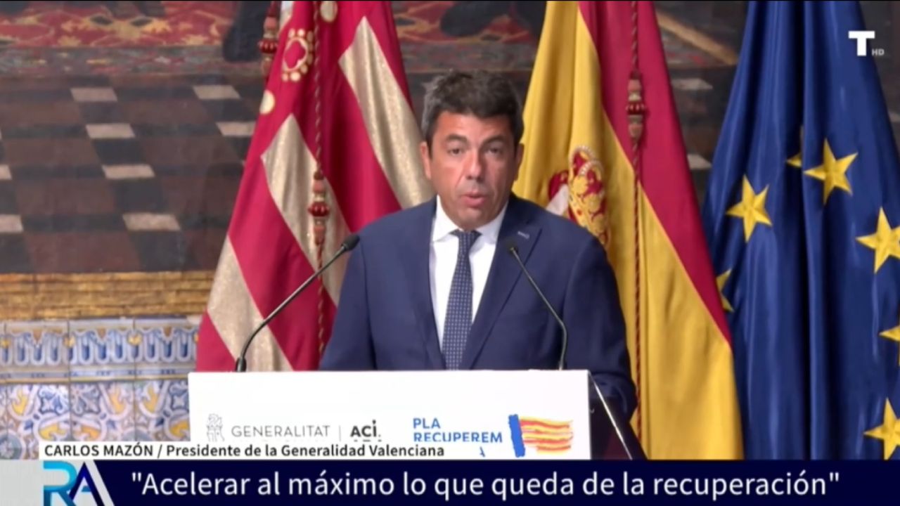 Carlos Mazón presenta el Plan de Recuperación de la Dana