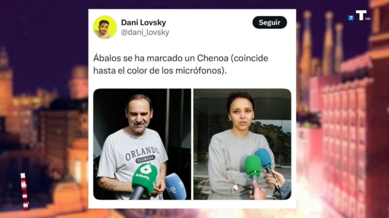Ábalos imita a Chenoa