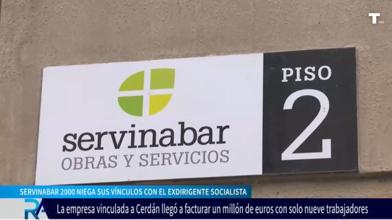 Servinabar 2000, la empresa de Cerdán que logró contratos millonarios con pocos ingresos y empleados