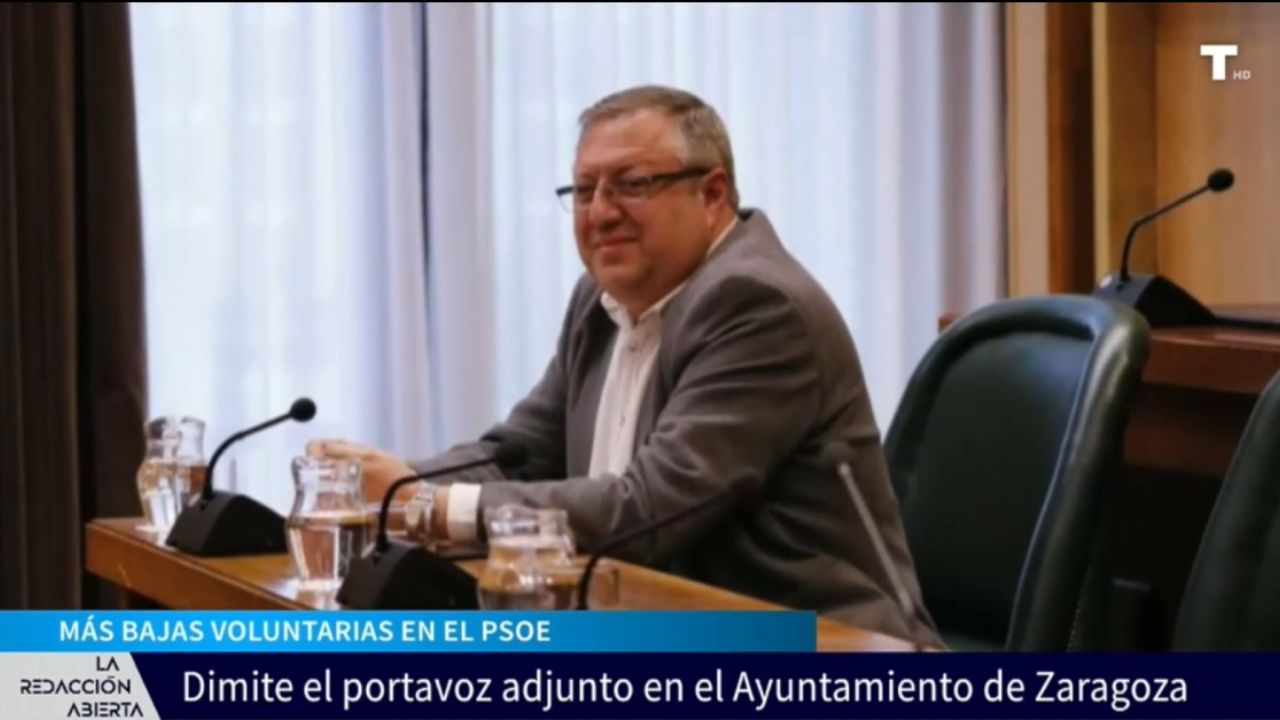 El PSOE sigue perdiendo cargos: el portavoz adjunto en Zaragoza dimite tras aparecer en el informe de la UCO