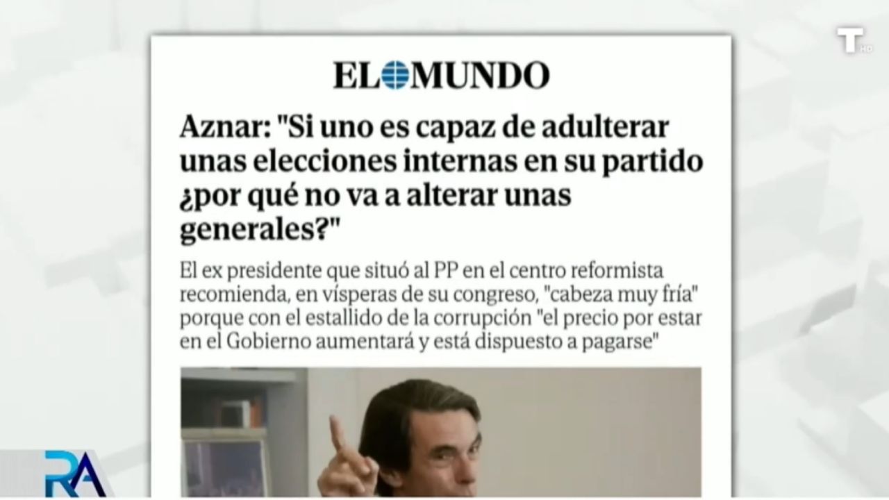 El PSOE llama a Aznar psicópata y soberbio después de afirmar que ve a Pedro Sánchez capaz de manipular unas elecciones generales
