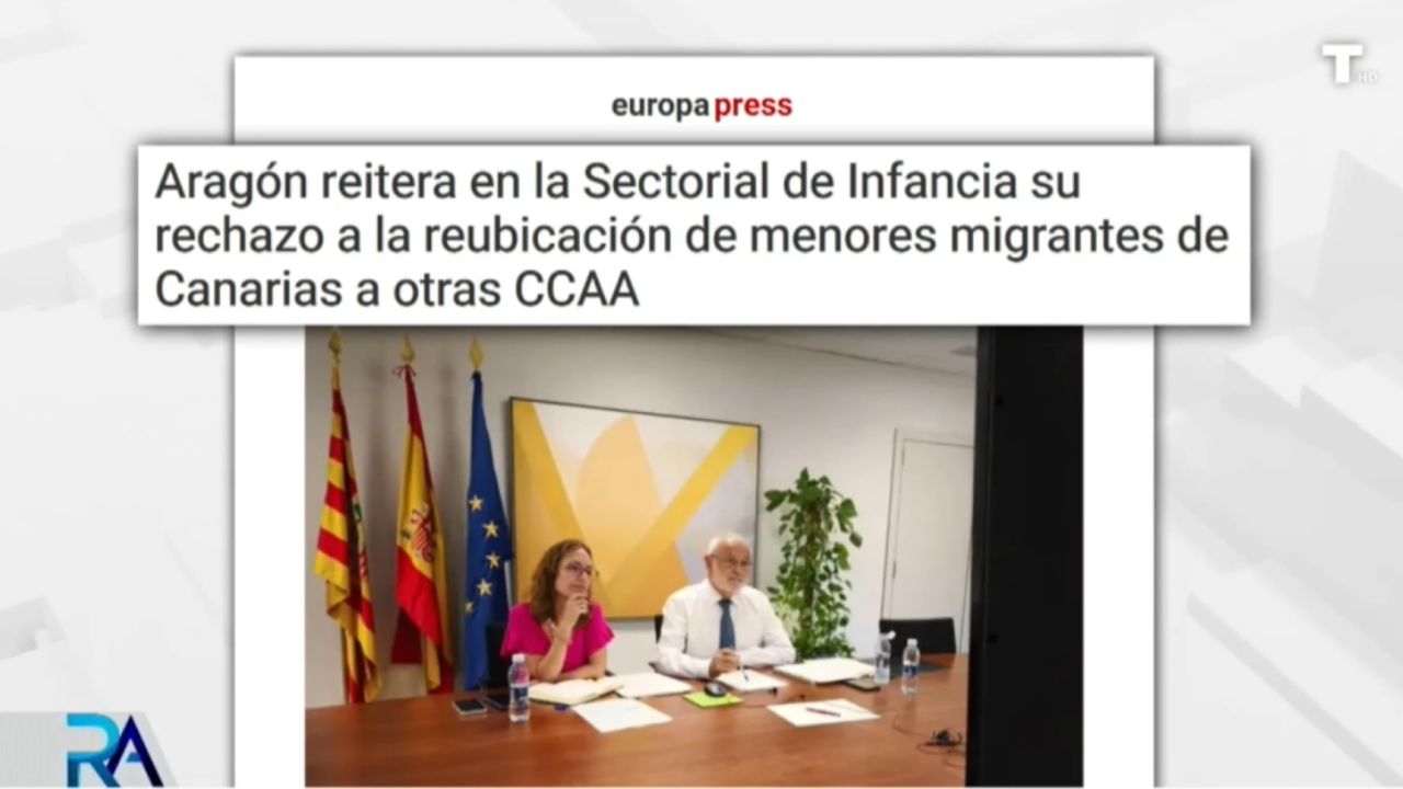 Aragón planta cara al Gobierno y rechaza acoger menores inmigrantes procedentes de Canarias