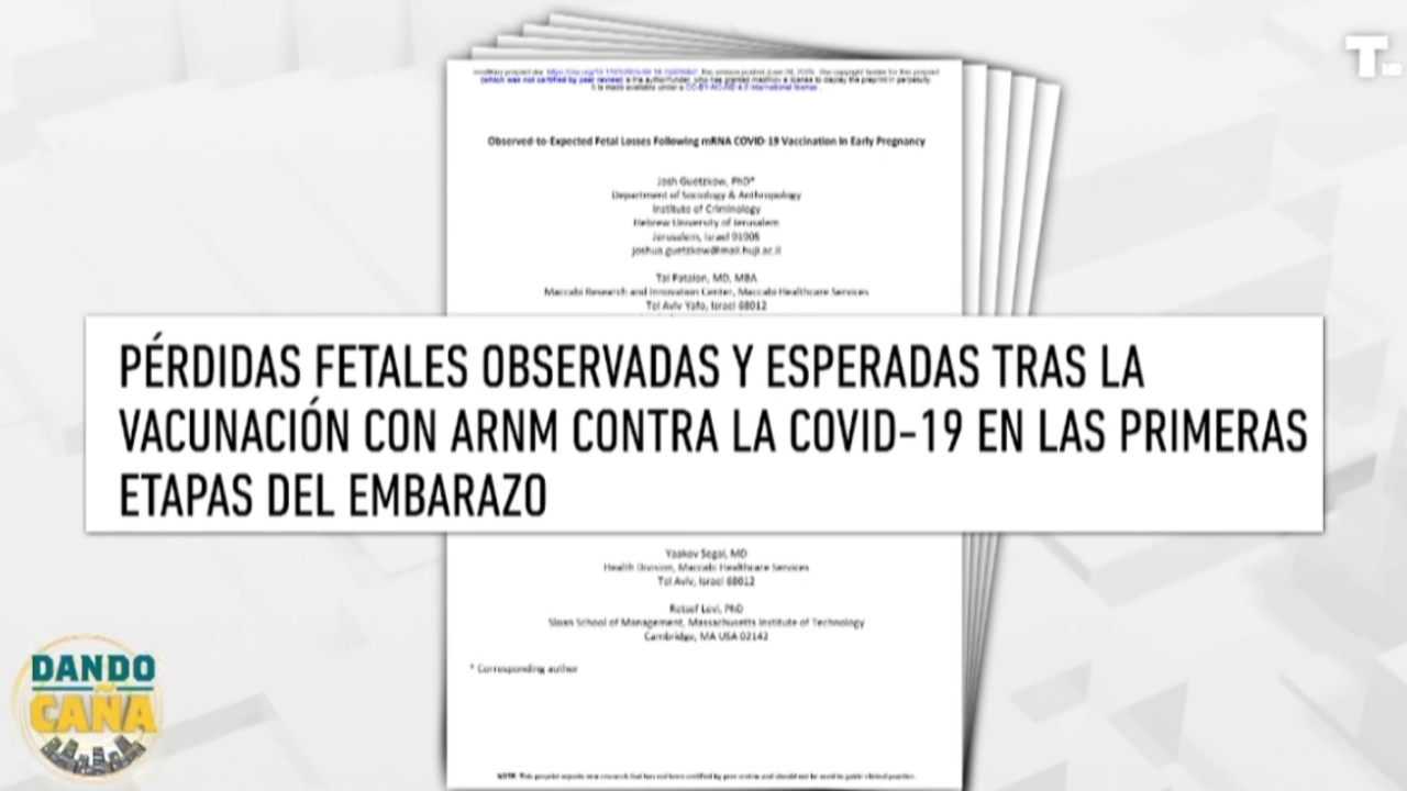 El crimen de la vacunación del coronavirus: abortos en el primer trimestre