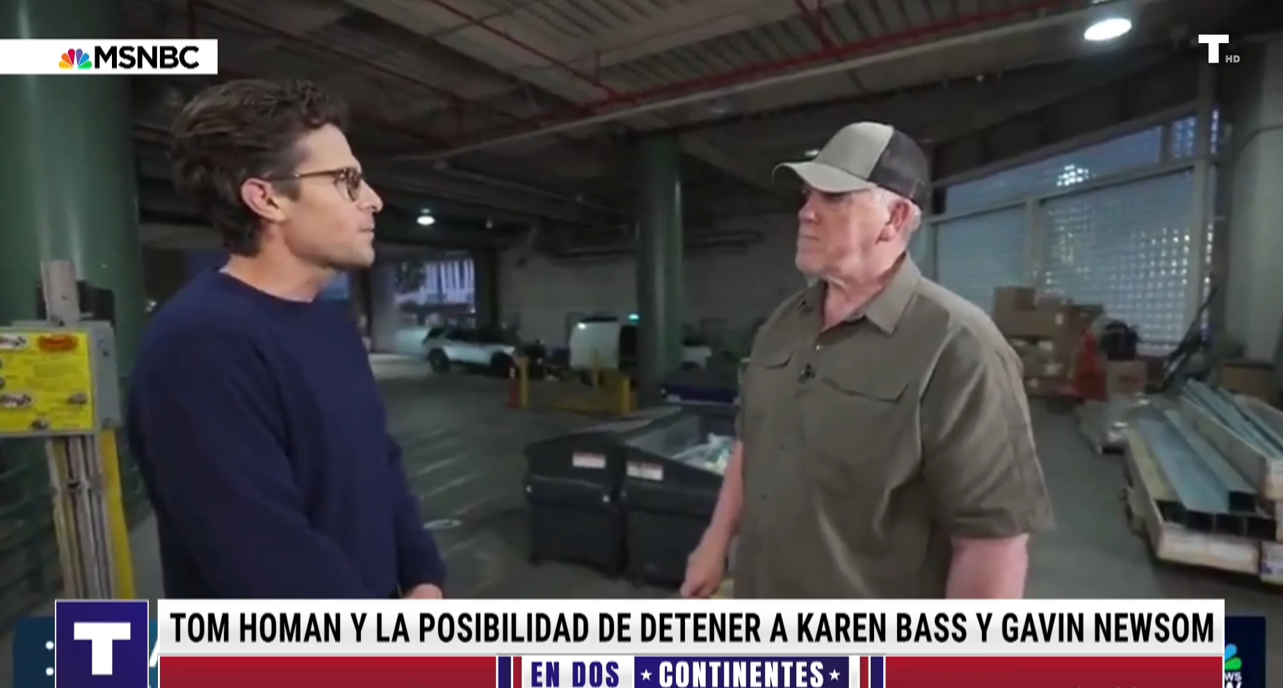 Tom Homan amenaza con arrestar a Gavin Newsom