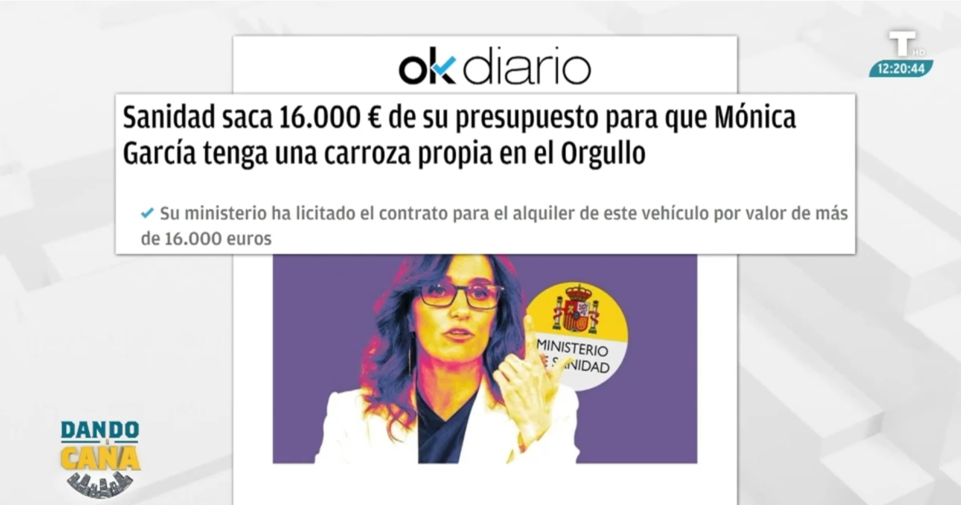 Mónica García se gasta un dineral en una carroza LGTBI mientras sigue sin hacer un listado de víctimas de cáncer