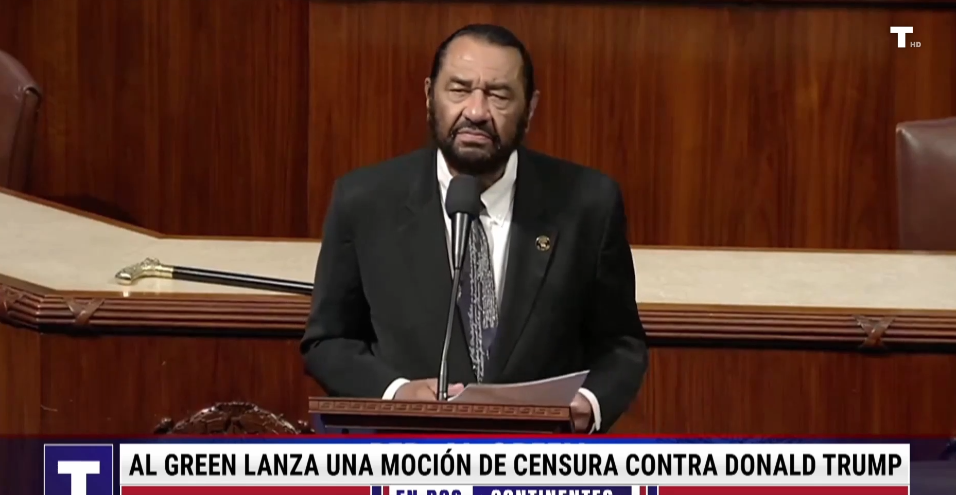 Al Green lanza un ‘impeachment’ a Donald Trump… y le sale muy mal