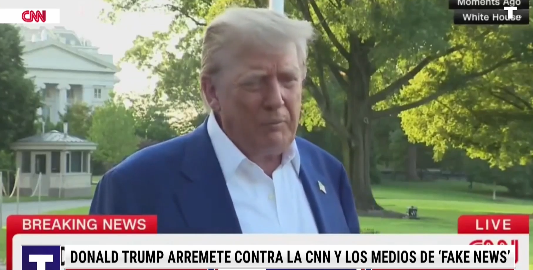 Donald Trump, contra la CNN y las ‘fake news’ por Irán