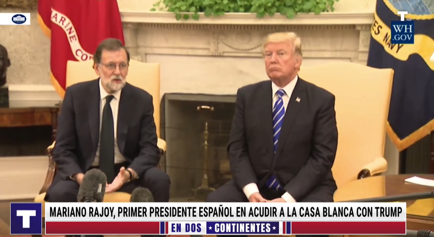 La ‘admirada’ relación de Trump y Rajoy
